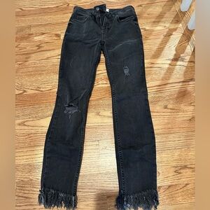 Free People Black Jean